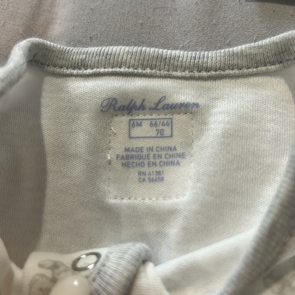 POLO RALPH LAUREN BABY SLEEPER - Picture 5 of 5